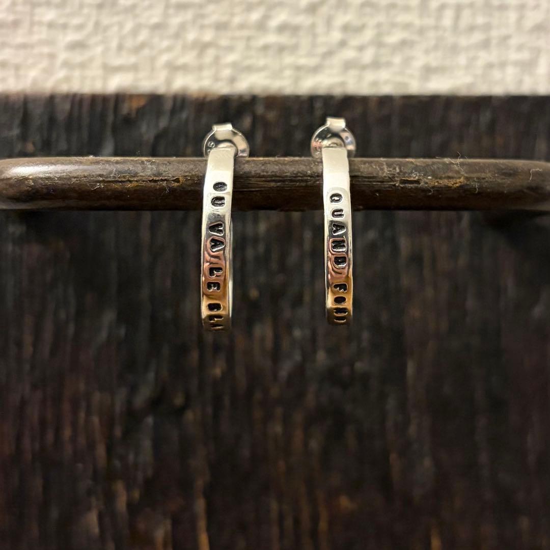 SERGE THORAVAL　雪解け　シルバー　ピアス　両耳用