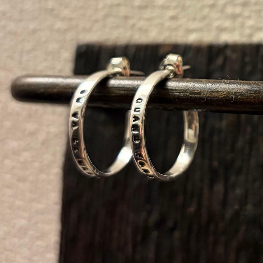 SERGE THORAVAL　雪解け　シルバー　ピアス　両耳用