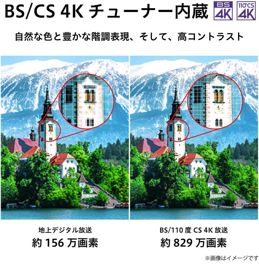 REGZA55V型地上・BS・110度CSデジタル4Kチューナー内蔵LED液晶