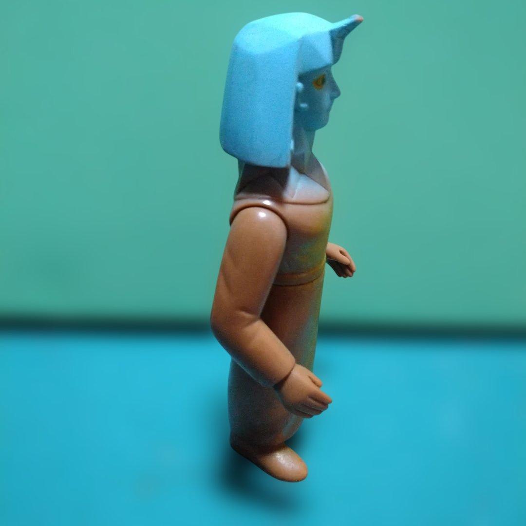 【当時物 】ブルマァク 鉄人タイガーセブン ギル大使　ソフビ