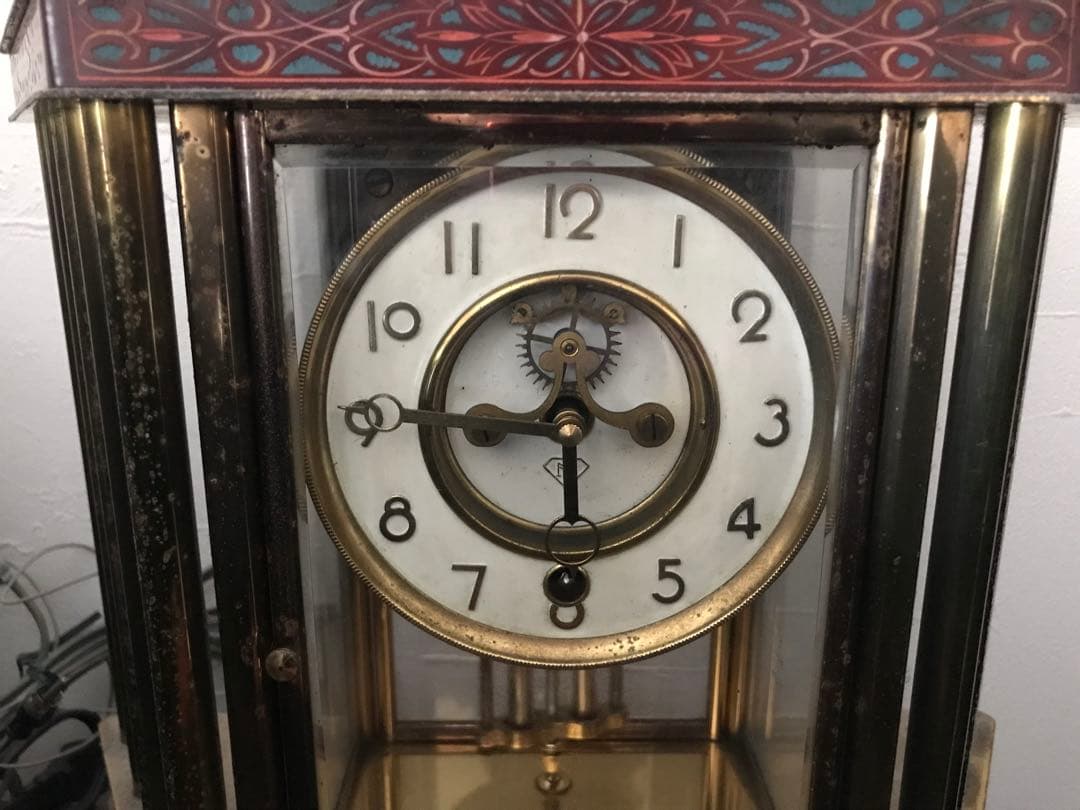 日本美術時計、置時計、ゼンマイ振り子時計