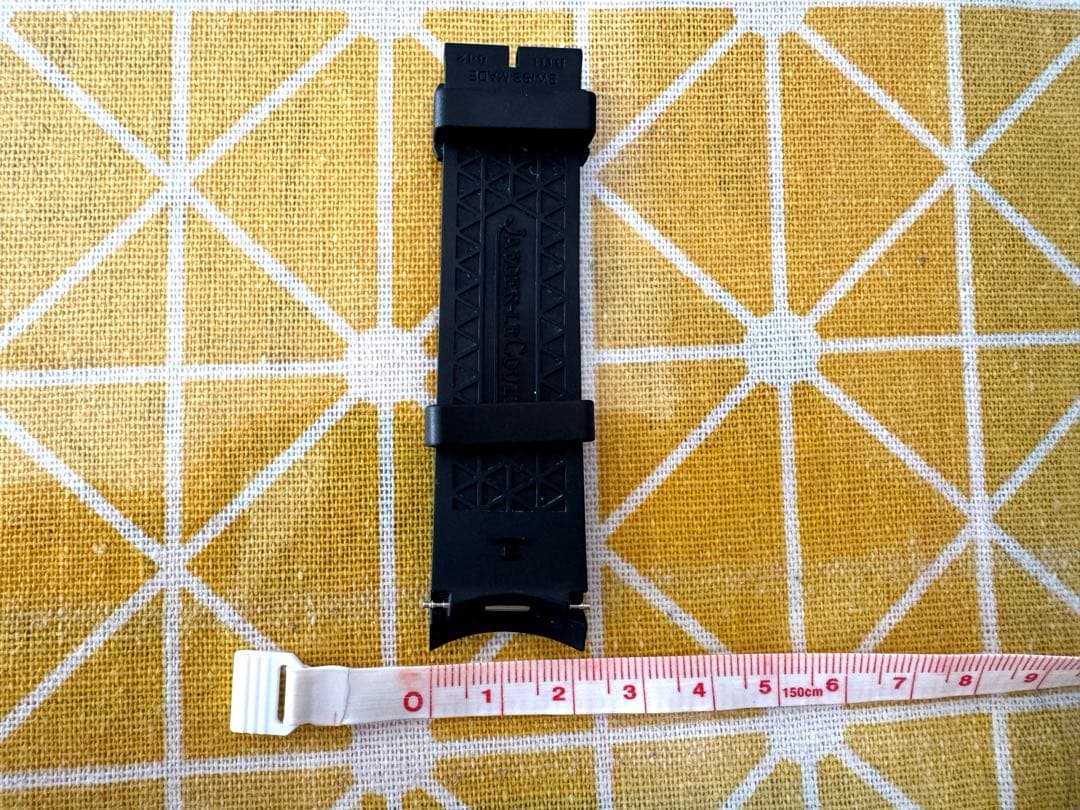 ジャガールクルト ラバーストラップ　ブラック21mm