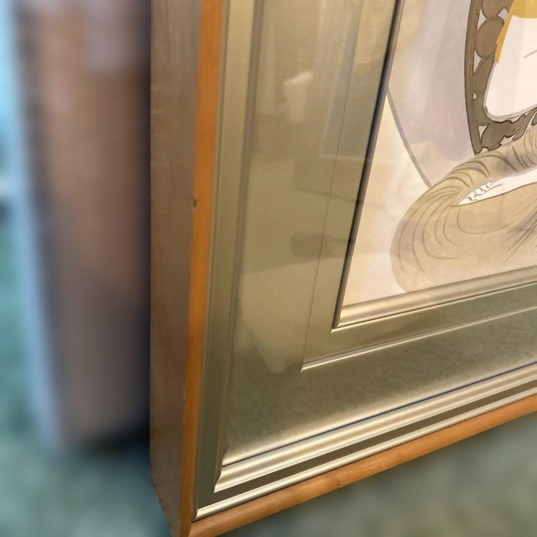 正規品）小倉遊亀『夏草』木版画絵画アダチ版画（検索）平山郁夫千住博東山魁夷