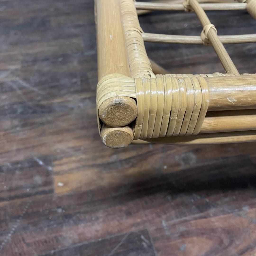 ラタン ガラステーブル センターテーブル ローテーブル リビング