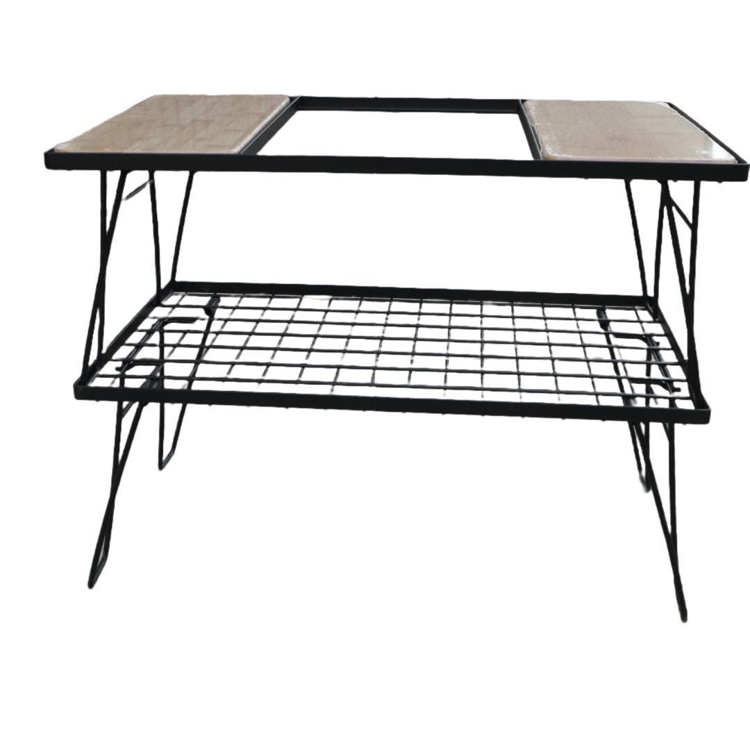 IGT対応フィールドラック　天板2枚付　グリルテーブル　収納袋付