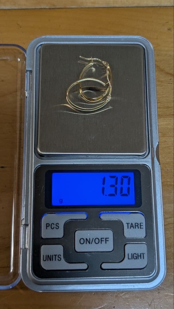 18金 K18ゴールド レディース フープピアス