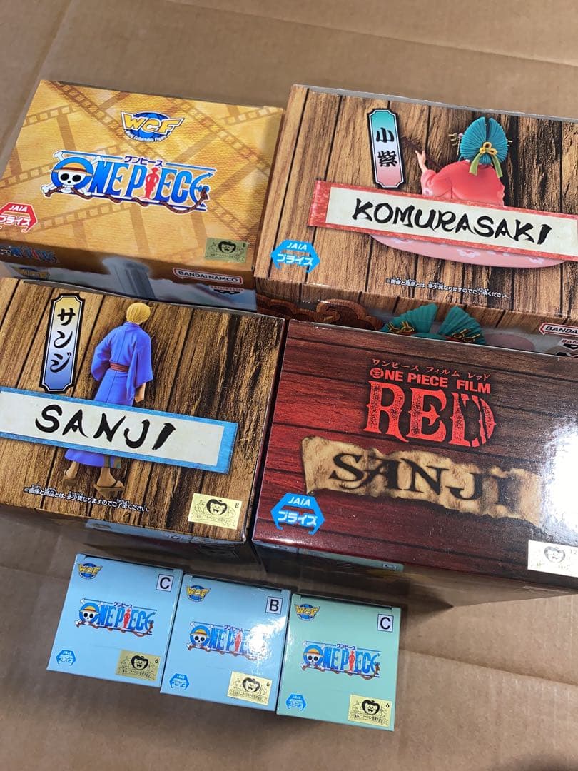 15点 ワンピース フィギュア セット サンジ ヤマト 小紫