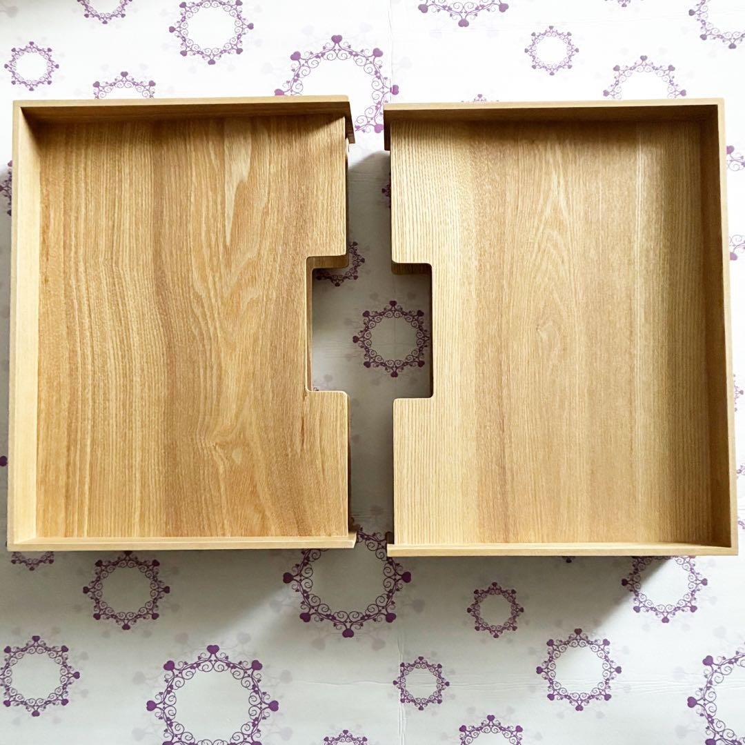 12点セット 木製書類整理トレー タイマー 文房具　バインダー