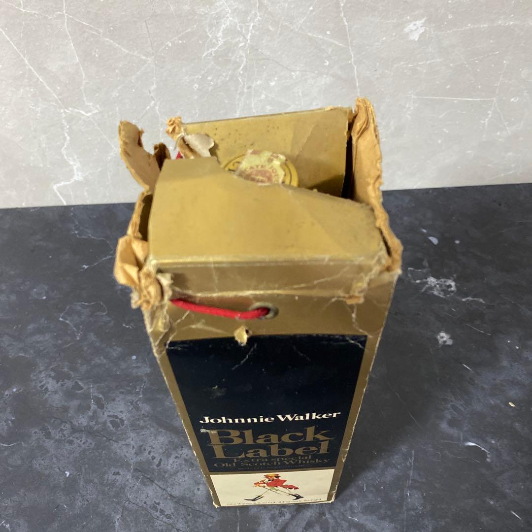 【稀少沖縄向けボトル】ジョニーウォーカー　黒ラベル　白紋章