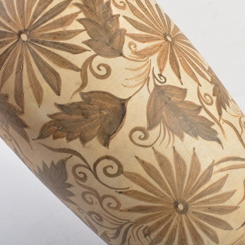 中国　磁州窯白磁　鉄絵花卉文瓶　M　6321C