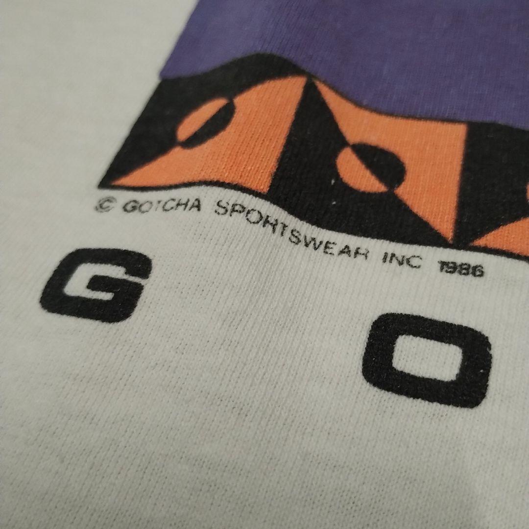 US古着 80's オールドサーフ　GOTCHA　ガッチャ　ヴィンテージTシャツ