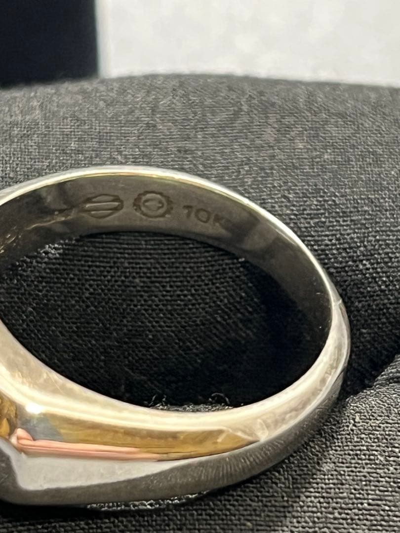 ハーレーダビッドソン　シルバー925+10金のリング　us11