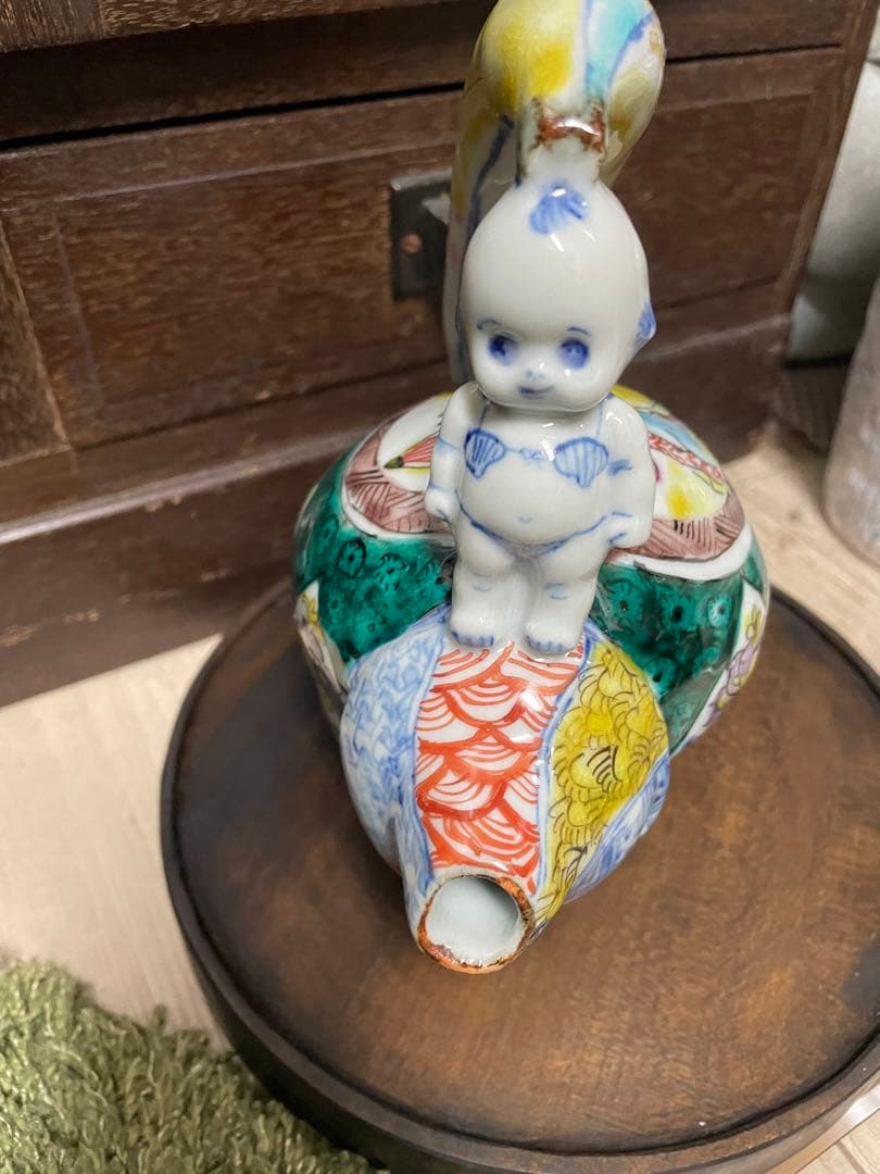 田辺京子　九谷焼　希少！マト子徳利