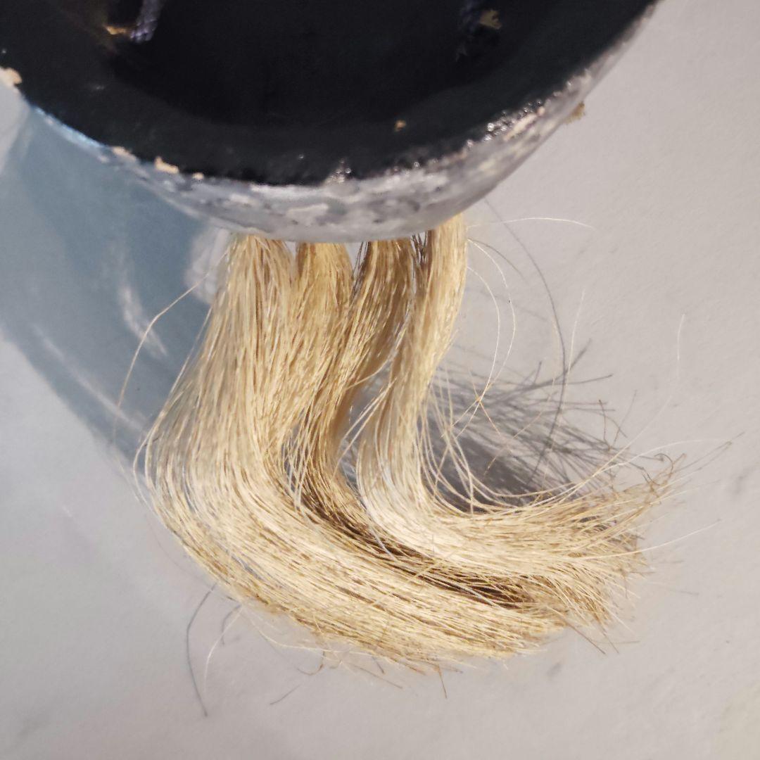 京都紙屋川面　端啓　お面　翁面相　てすき和紙製　古美術　伝統工芸品