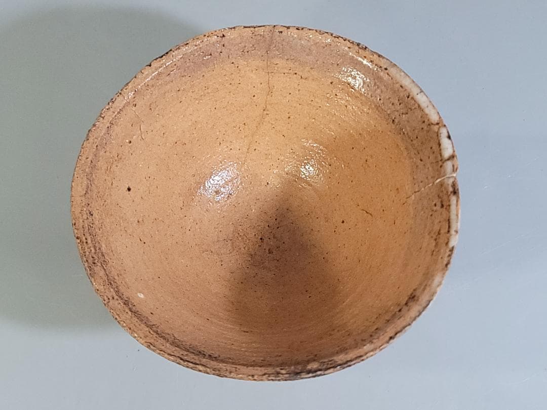 茶道具 斗々屋 魚屋茶碗 時代物 DT439