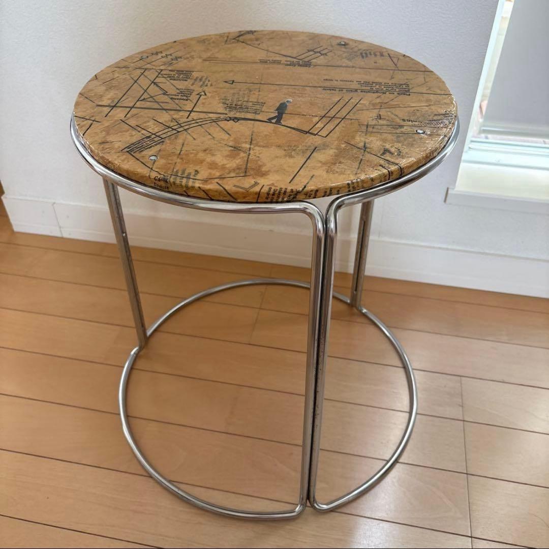 【ハマジ】ヴィンテージ　サイドテーブル　詳細不明