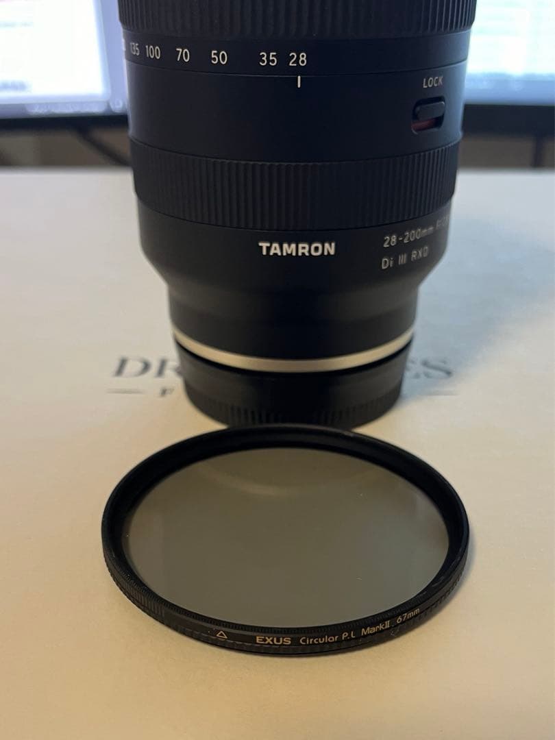 【超美品(保証書、PLフィルター付き)】TAMRON 28-200mm