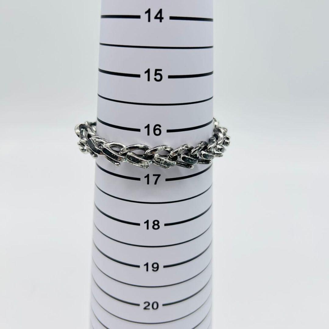 ティファニー　フォージ ミディアムリンク ブレスレット　シルバー 　いぶし仕上げ