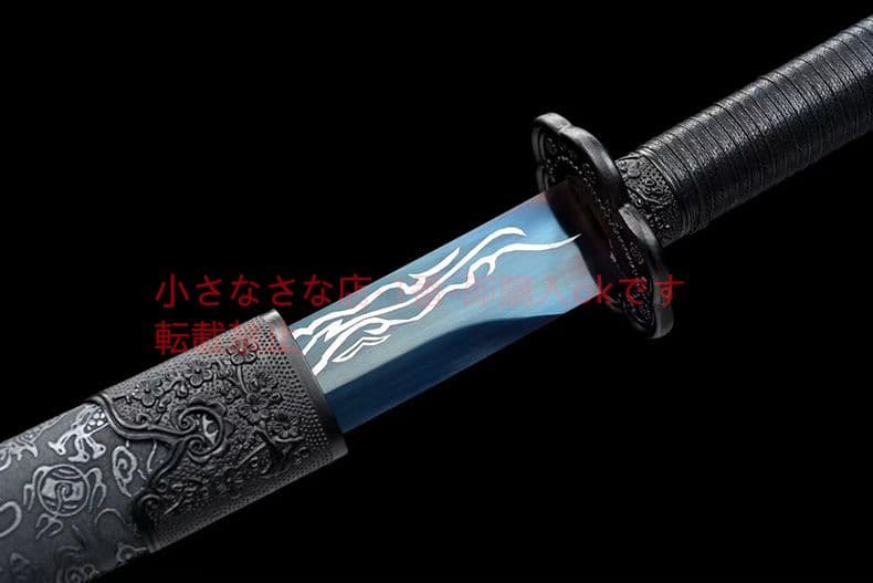 刺繍春刀冷炎  古兵器 武具 刀装具 日本刀 模造刀 春の刺繍を施した刀