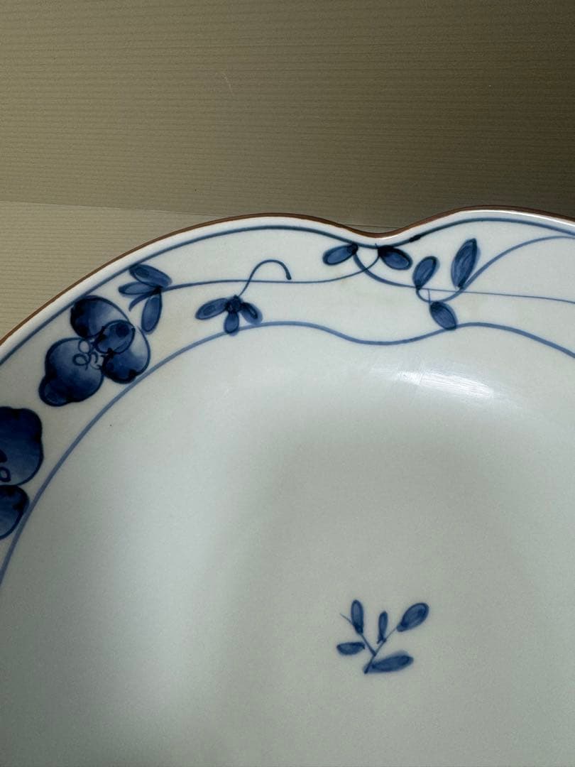 2112 其泉　桃型　花錦　鉢