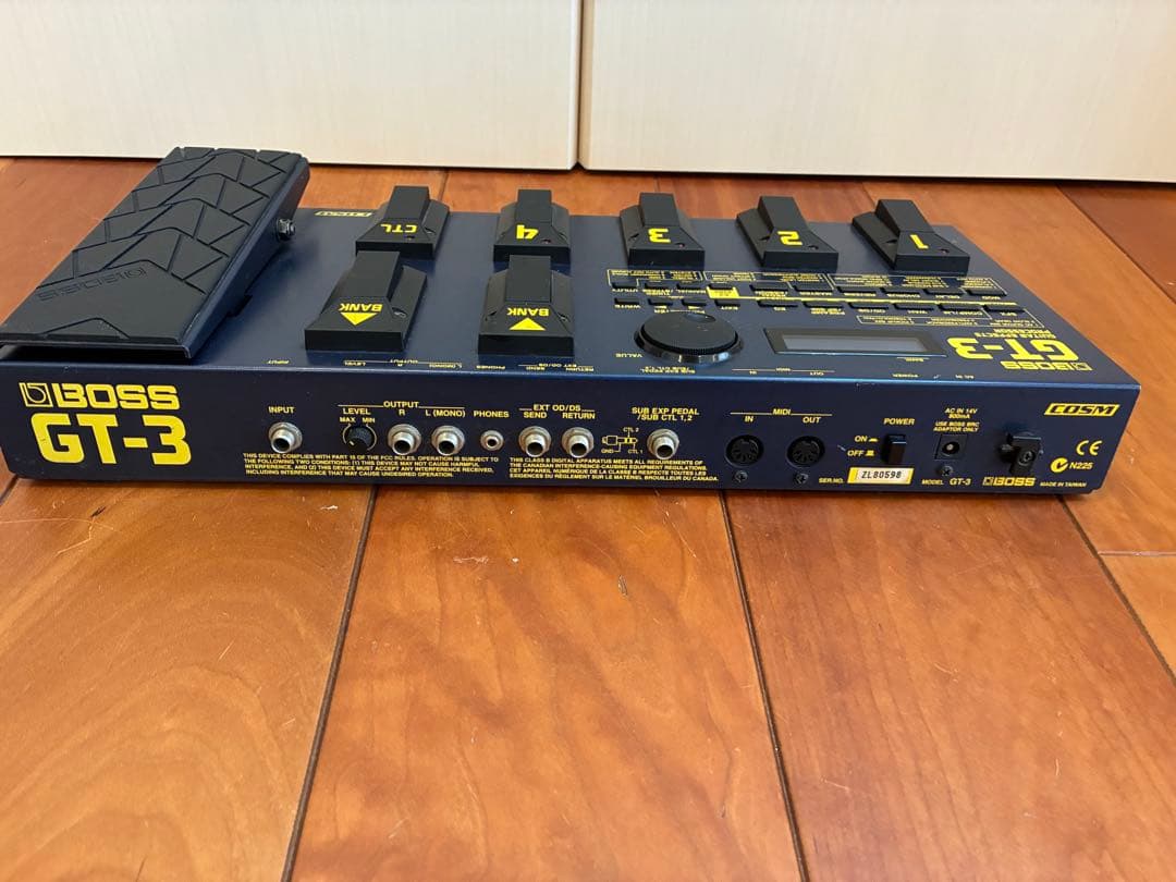 BOSS GT-3 マルチエフェクター アダプター付