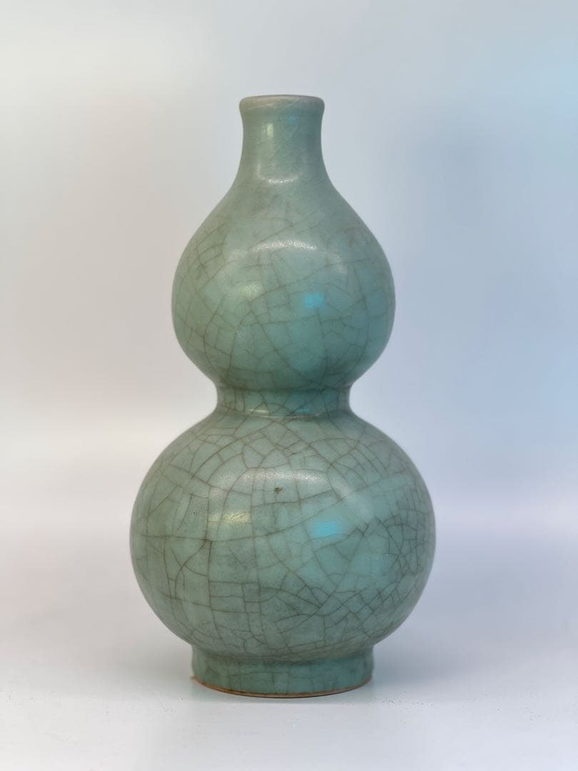 古美術　中国　宋時代 龍泉窯瓢箪花瓶 Y-003