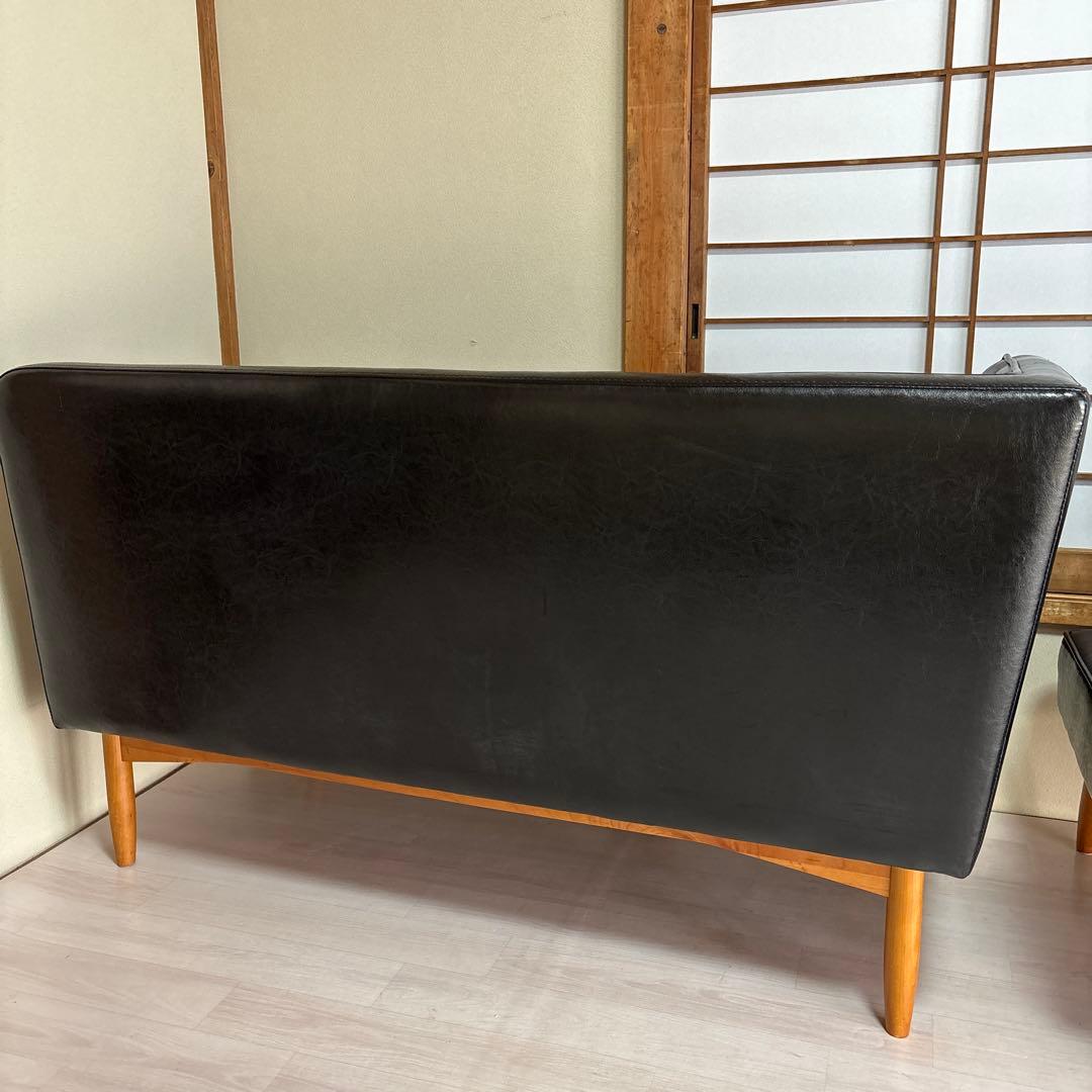 ※直接お渡し【美品】unico wyhte ワイス ベンチ ソファ セット