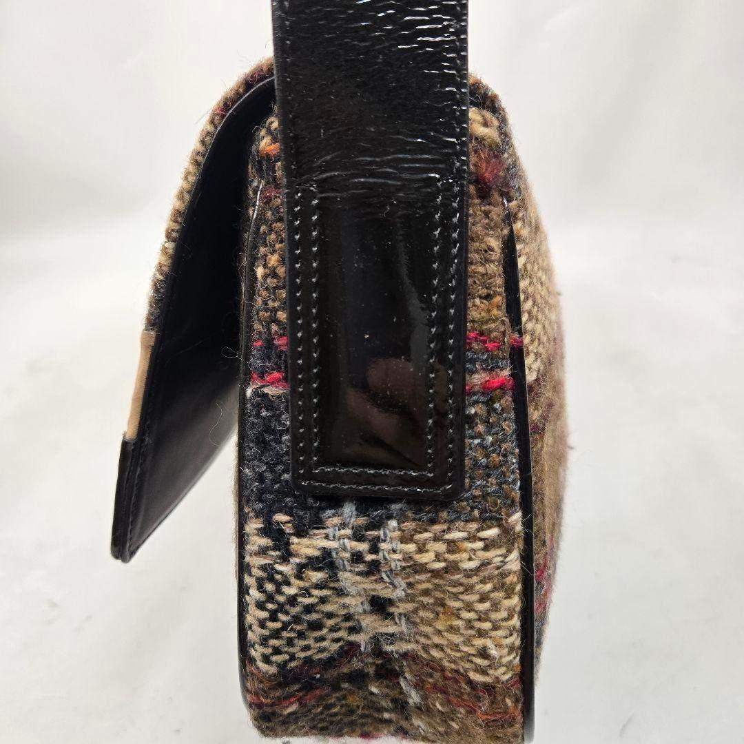 激レア美品 BURBERRY ツイード ノバチェック ショルダーバッグ