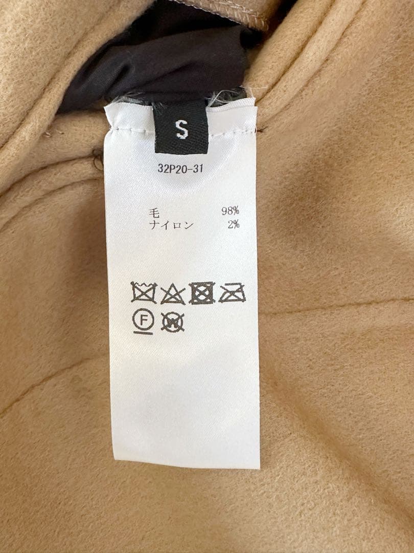 新品 32PARADIS コート　キャメル