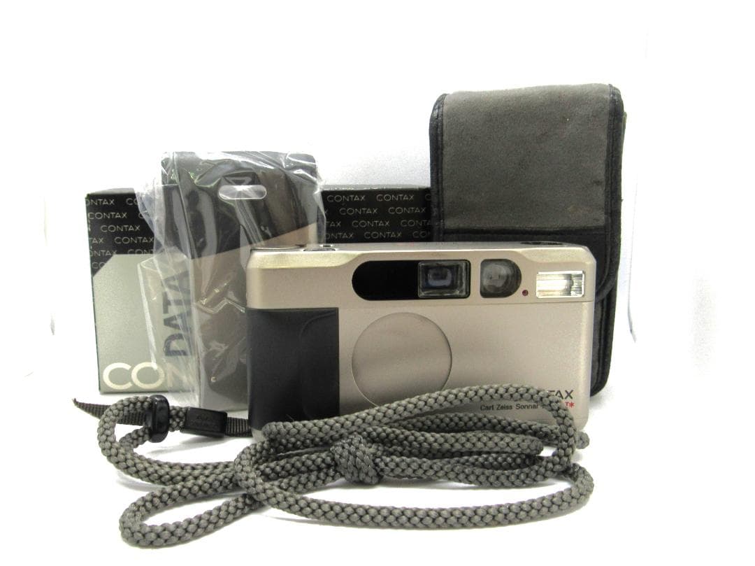 【動作品】CONTAX T2 コンタックス データバック付 フィルムカメラ