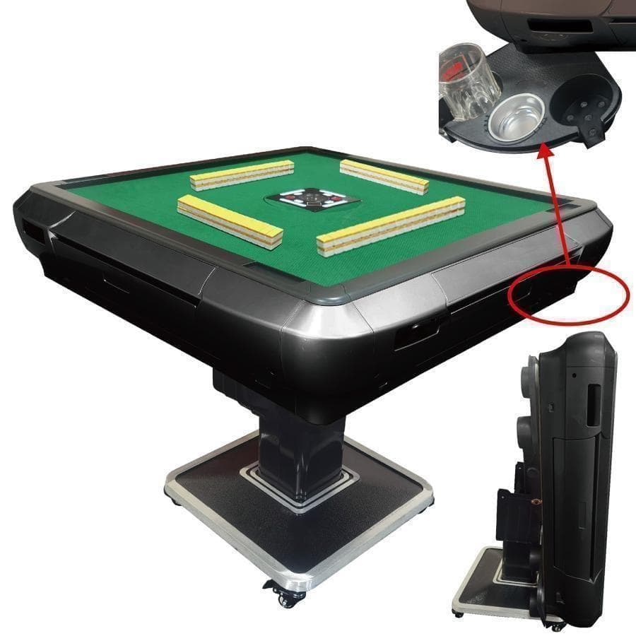 全自動麻雀卓 家庭用折りたたみ 麻雀卓 全自動卓33mm ブラック