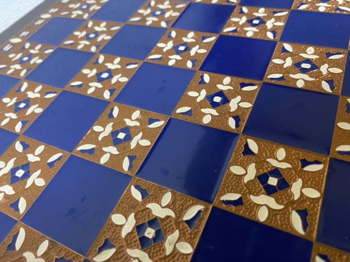 メタル　チェスボード　駒