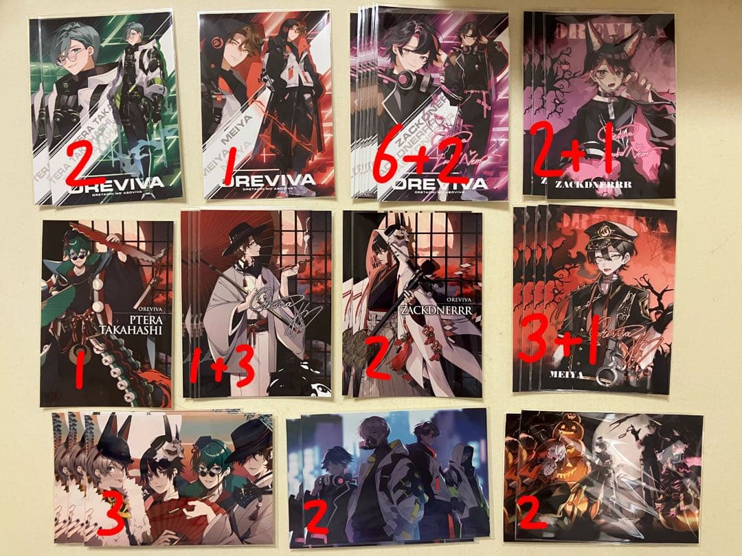 オレビバ　缶バッジ　ブロマイド