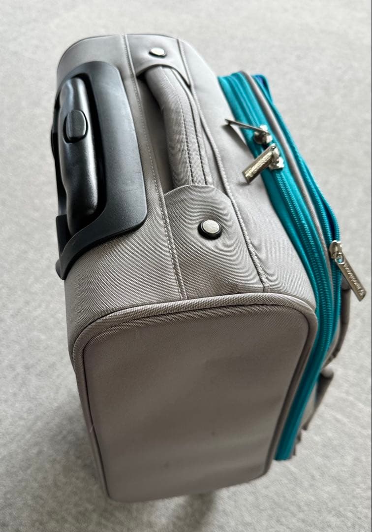 グレー キャリーカート 収納ポケット付き