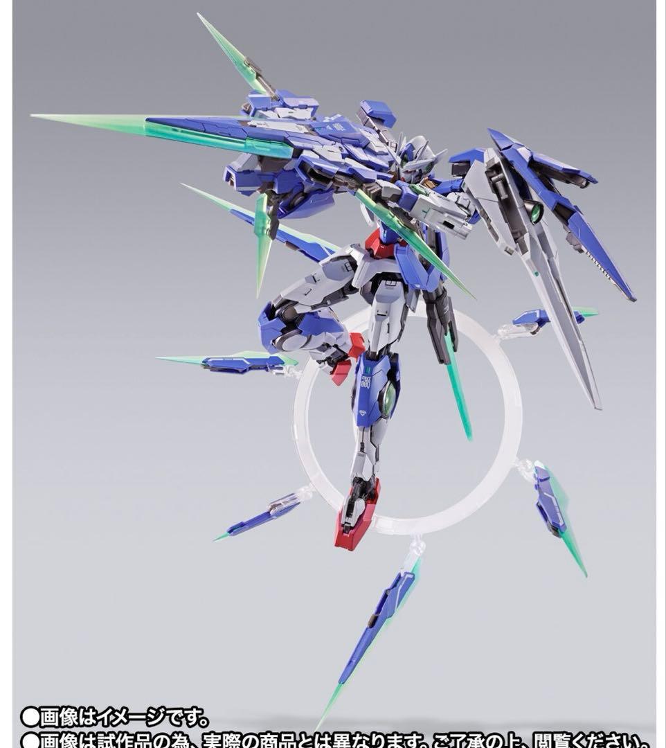 新品未開封L BUILDダブルオークアンタ　フルセイバー