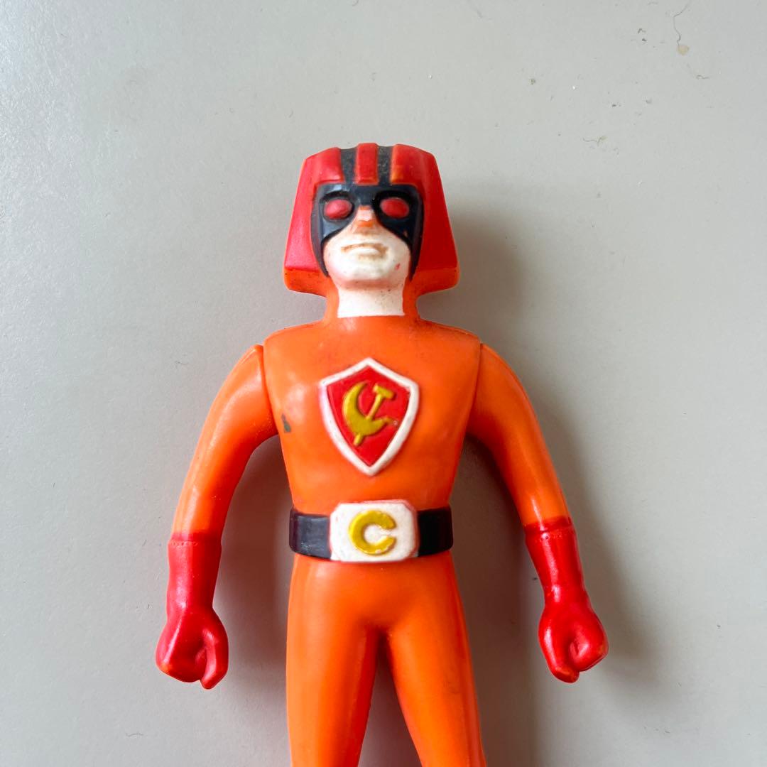 バトルフィーバーJ バトルコサック ミスアメリカ　ソフビ ポピー製