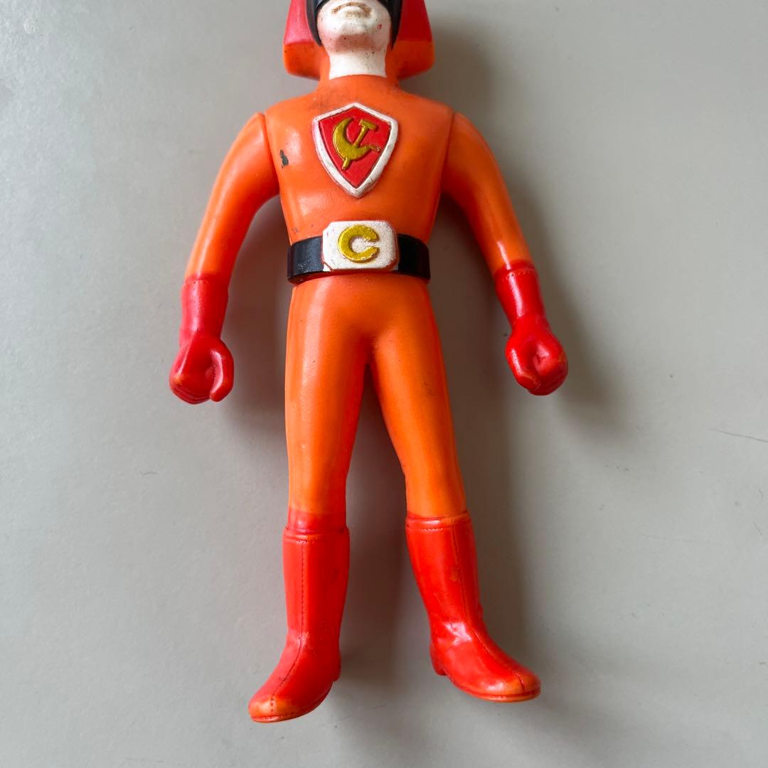 バトルフィーバーJ バトルコサック ミスアメリカ　ソフビ ポピー製