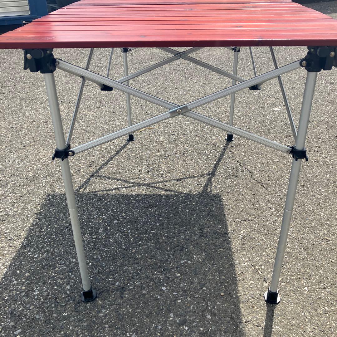 値下げ！！コールマン ロールテーブル ウッドテーブル