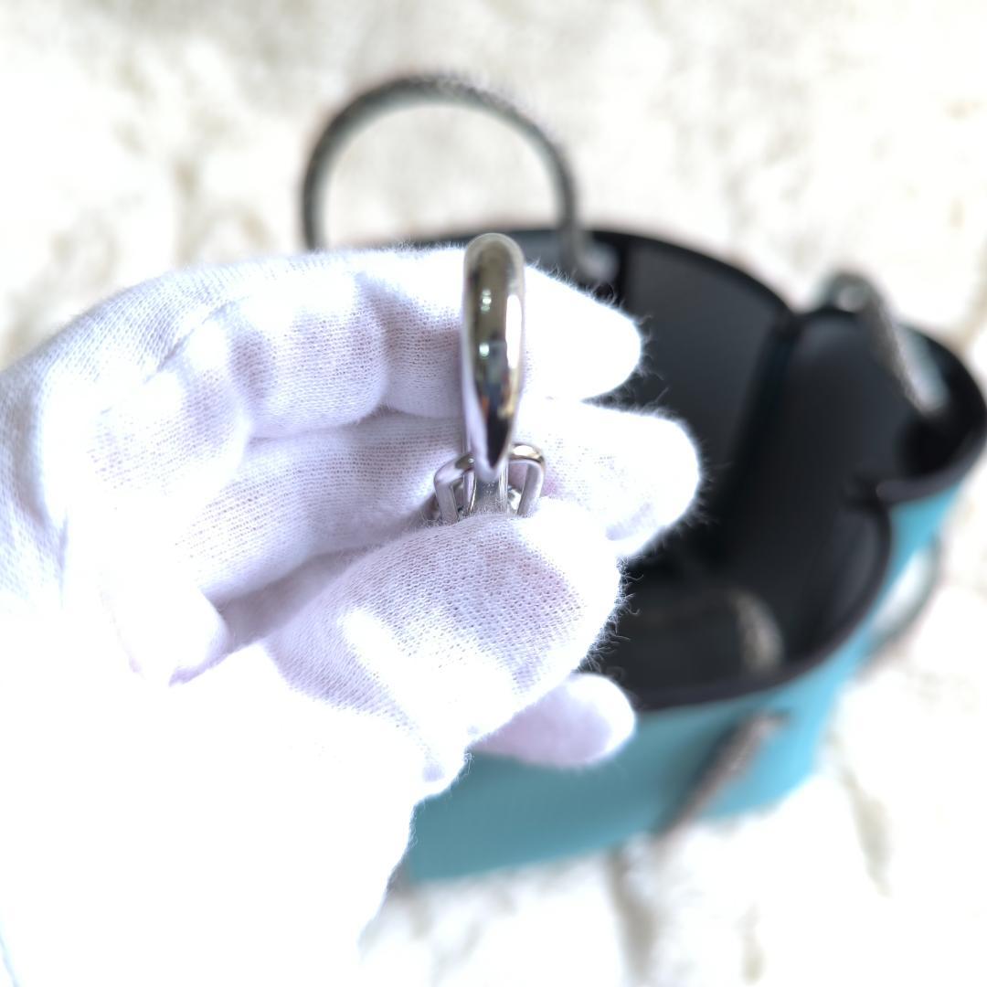 STATE OF ESCAPE ハンドバッグ 2WAY ポーチ付き ブルー