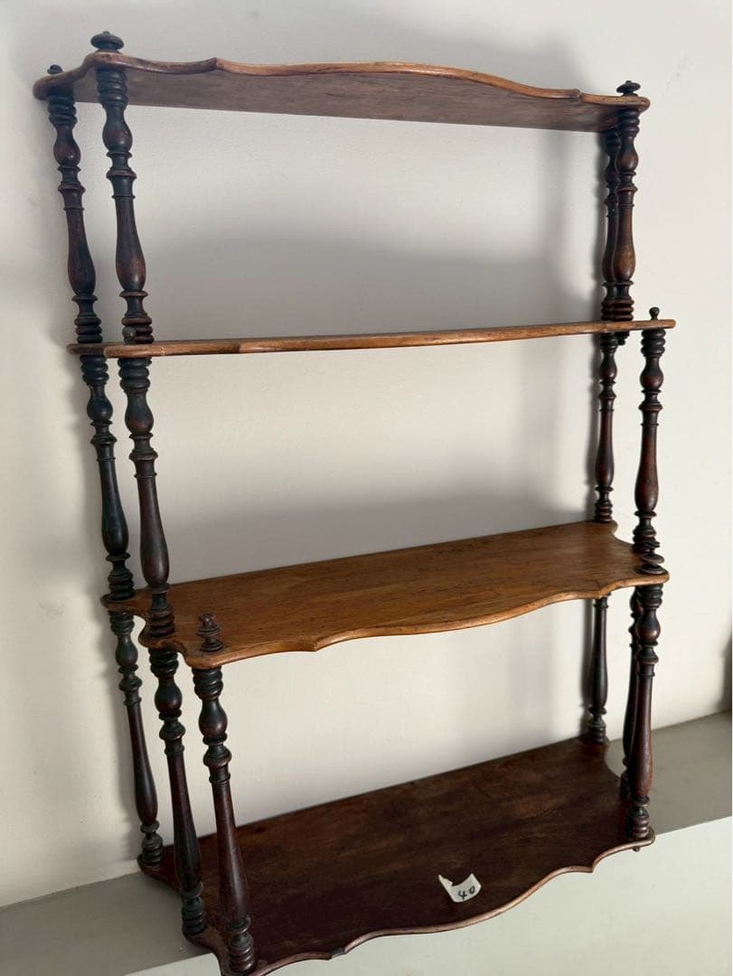 どん【き40】30 フランスアンティーク　ナポレオンシェルフ　棚　蚤の市