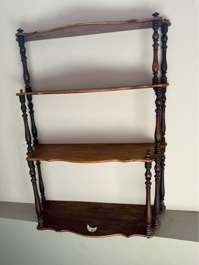 どん【き40】30 フランスアンティーク　ナポレオンシェルフ　棚　蚤の市