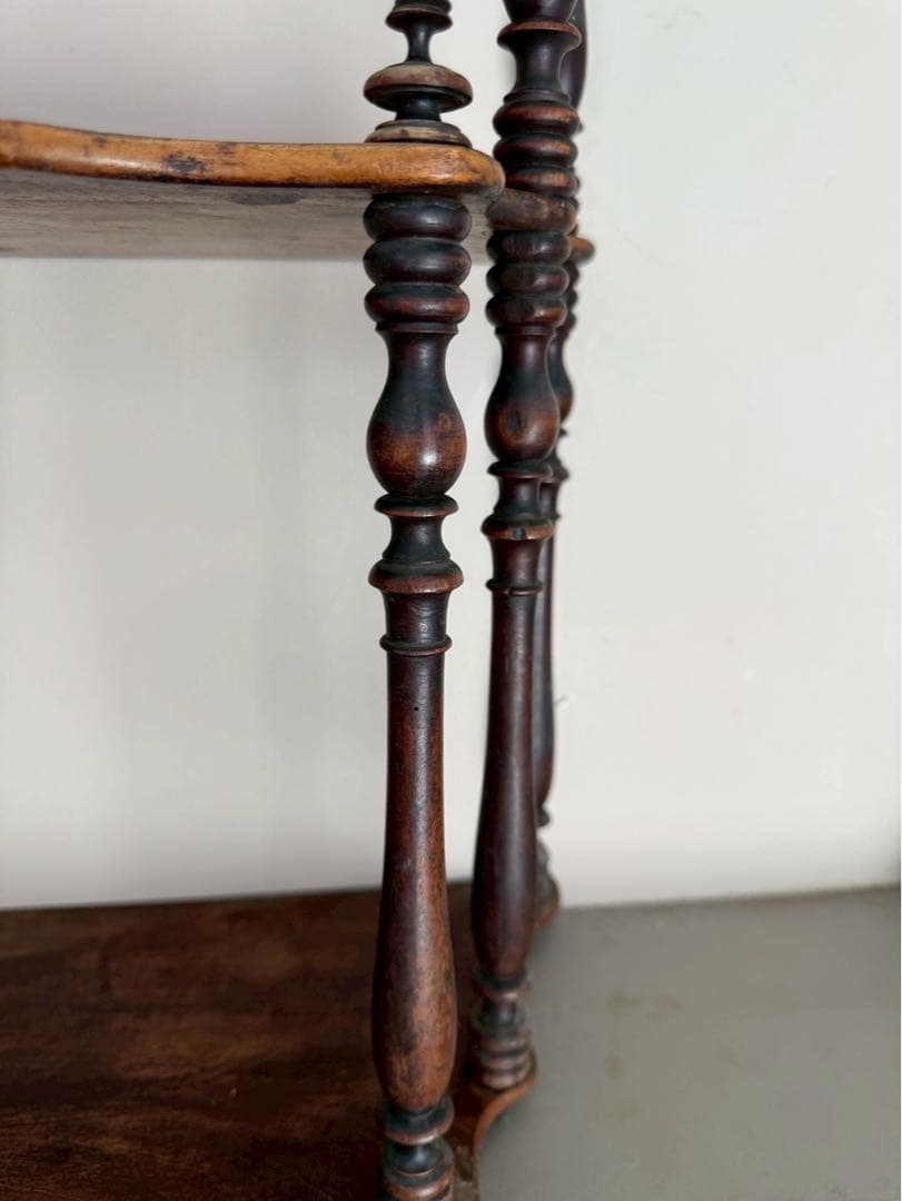 どん【き40】30 フランスアンティーク　ナポレオンシェルフ　棚　蚤の市