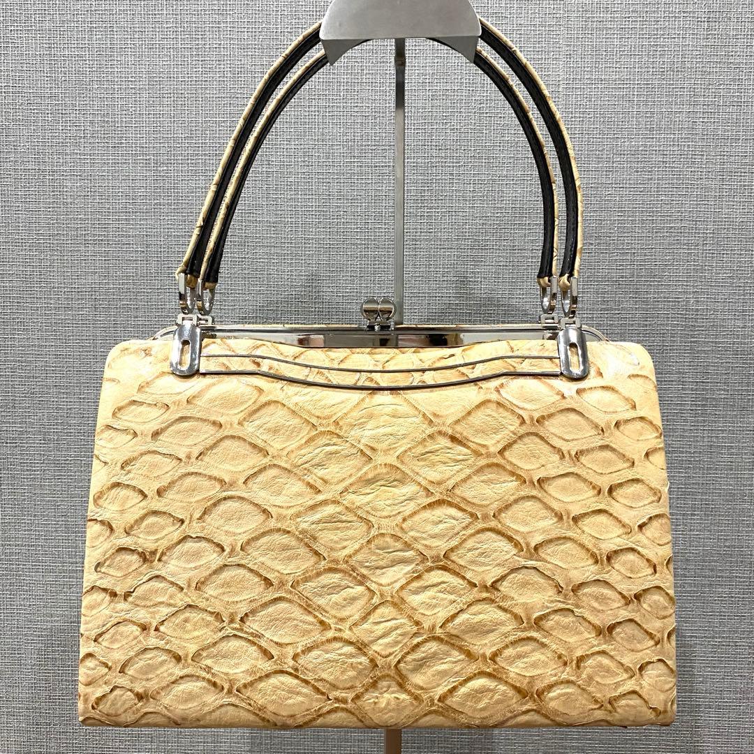 和装用バッグ クリーム色