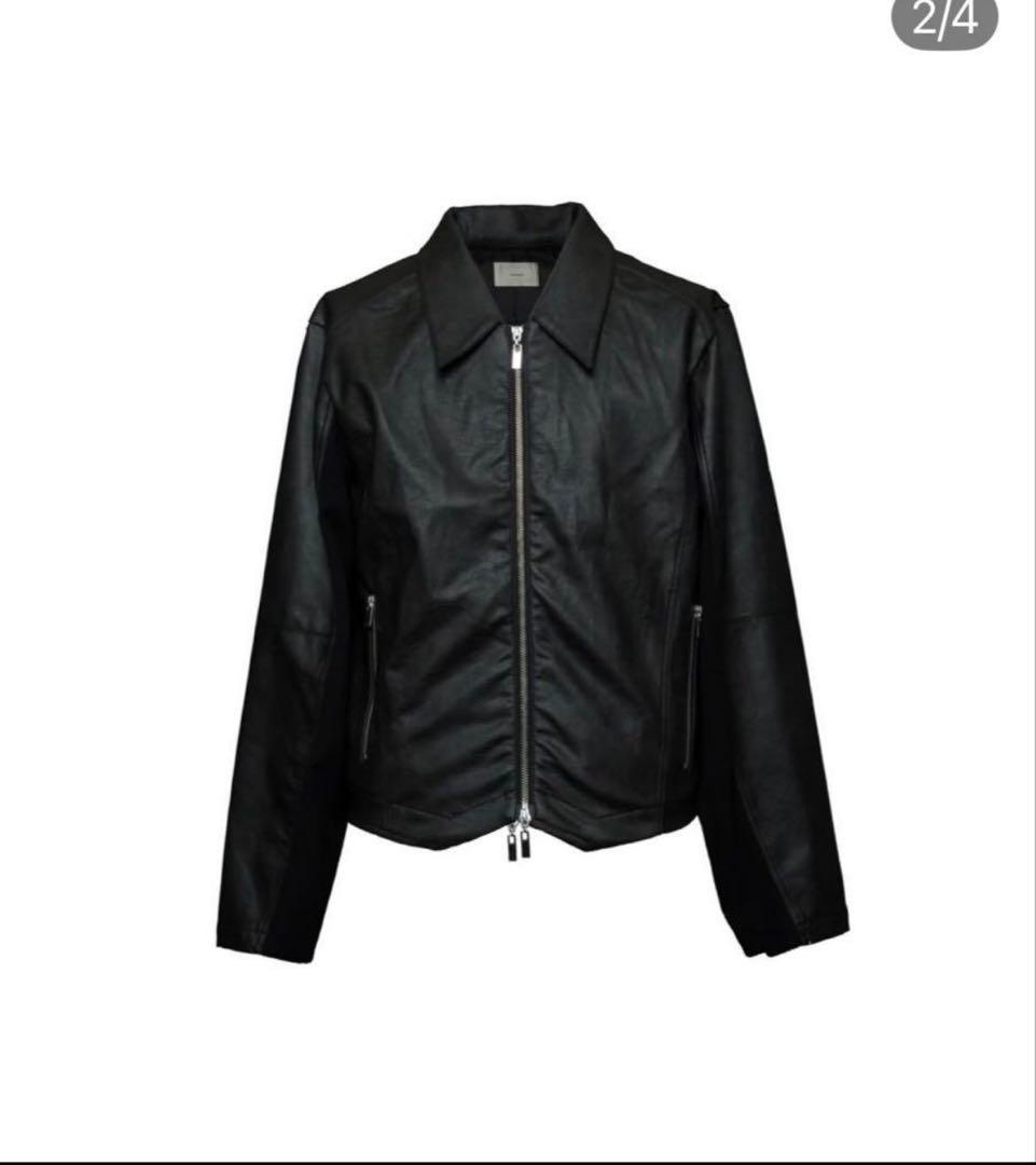 なお様jent louis double zip leather jacket