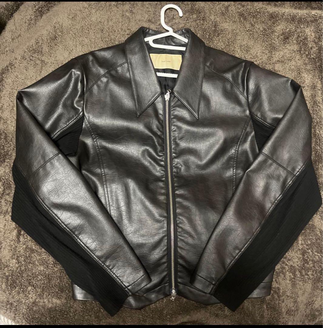 なお様jent louis double zip leather jacket