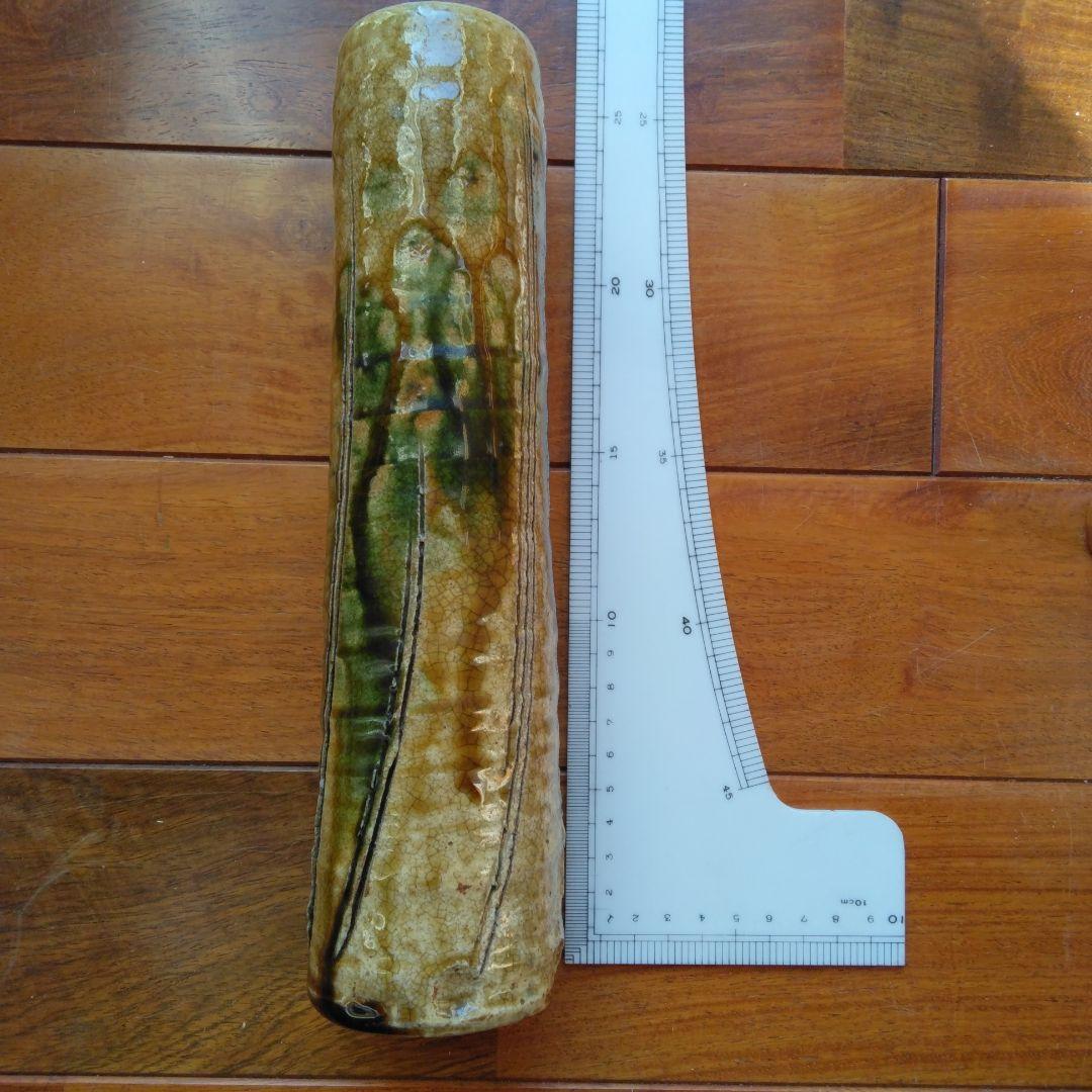 陶芸作品 緑釉の壺