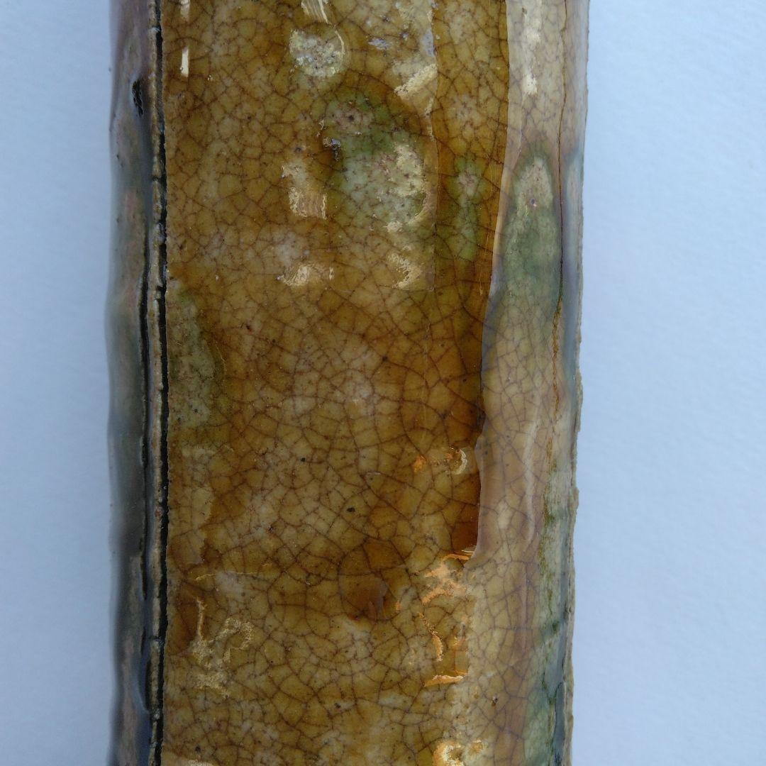 陶芸作品 緑釉の壺