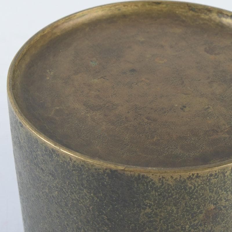 煎茶道具　黄銅　茶こぼし　建水　V　9637