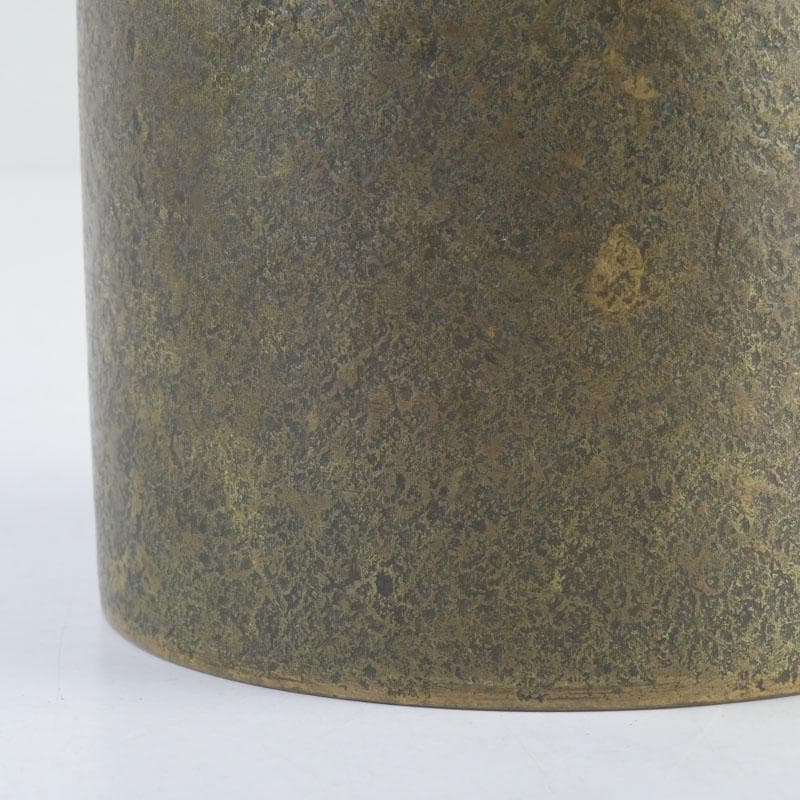 煎茶道具　黄銅　茶こぼし　建水　V　9637