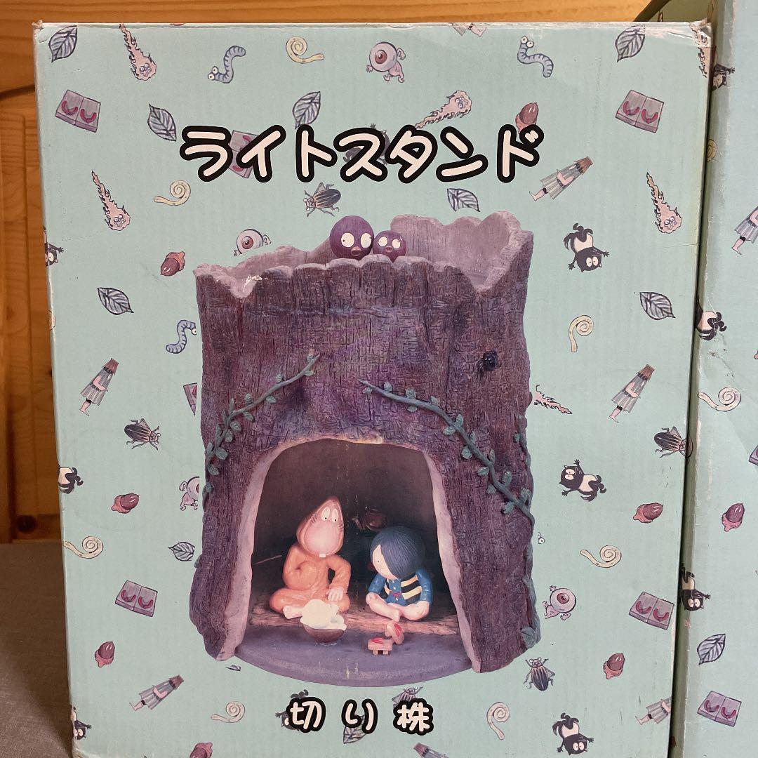 ゲゲゲの鬼太郎 ライトスタンド(切り株、傘化け)